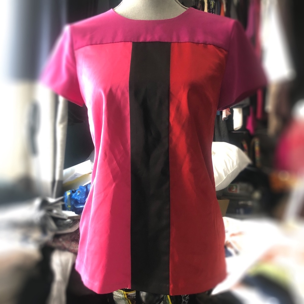 NARCISO RODRIGUEZ 4 DESIGN NATION COLOR BLOCK TOP